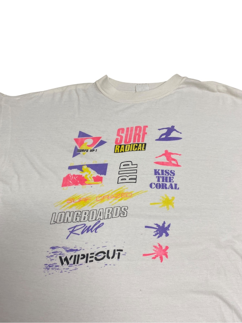 Vintage 90s Surf Radical Longboards Rule T Shirt